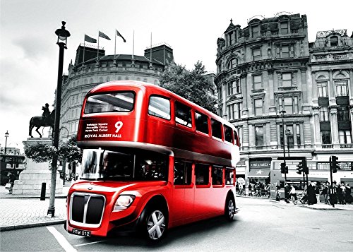 Wowdecor DIY Malen nach Zahlen Kits Geschenk für Erwachsene Kinder, Malen nach Zahlen Home Haus Dekor - Schwarz und Weiß London Straße Rot Bus 40 x 50 cm Ohne Rahmen Wowdecor DIY Malen nach Zahlen Kits Geschenk für Erwachsene Kinder, Malen nach Zahlen Home Haus Dekor - Schwarz und Weiß London Straße Rot Bus 40 x 50 cm Ohne Rahmen von WOWDECOR
