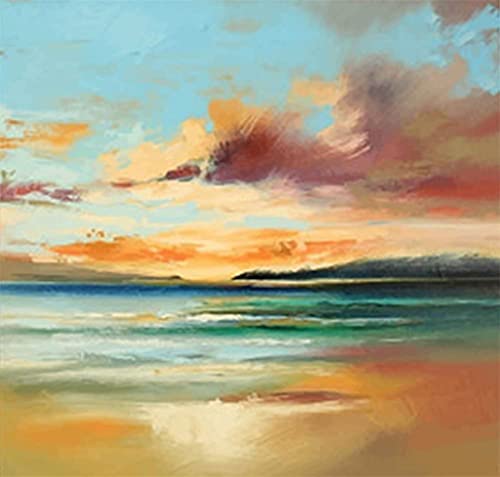 WOWDECOR Malen nach Zahlen für Erwachsene, Anfänger, Kinder, Zahlenmalerei – Monet Himmel Meer Landschaft 40 x 40 cm – Wandkunst Geschenke (Monet, kein Rahmen) WOWDECOR Malen nach Zahlen für Erwachsene, Anfänger, Kinder, Zahlenmalerei – Monet Himmel Meer Landschaft 40 x 40 cm – Wandkunst Geschenke (Monet, kein Rahmen) von WOWDECOR