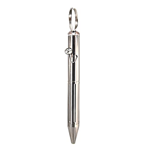 WOWOWO Multifunktions-Mini-Schlüsselbundstift Reiner Titan-Kugelschreiber Signature Pen von WOWOWO