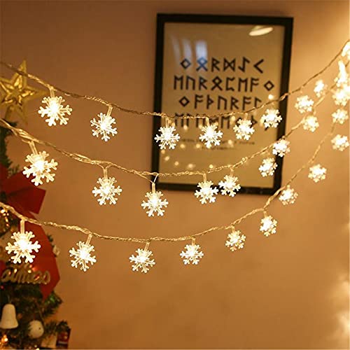 LED Lichterkette Weihnachten Lichter Außen Innen Lichterketten Dekoration Weihnachten Deko Weihnachtenbeleuchtung Lampe Laterne Lichtervorhang für Halloween Hochzeit Party von WOXIHUAN