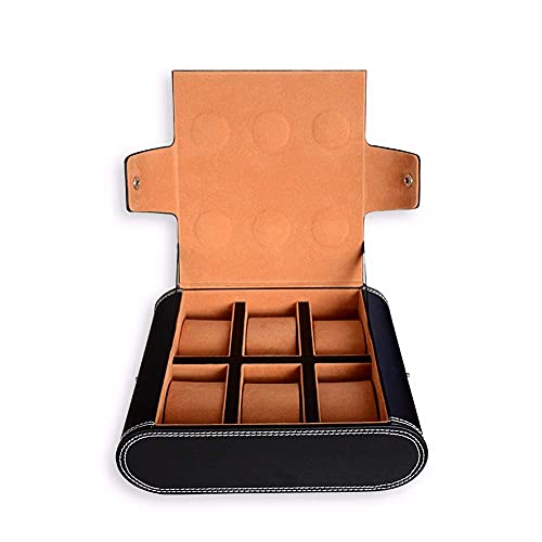 WOZUIMEI 6 Slot Uhrenbox Organizer Armbanduhr Box Organizer Leder Mini Travel Snap Case Sammler Aufbewahrung Schmuckschatulle Aufbewahrung WOZUIMEI 6 Slot Uhrenbox Organizer Armbanduhr Box Organizer Leder Mini Travel Snap Case Sammler Aufbewahrung Schmuckschatulle Aufbewahrung von WOZUIMEI