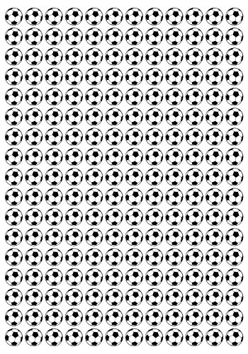 WP Fußball Aufkleber - 204 Sticker, 15 mm, Fußball, EM, WM, Bundesliga - Wohnzimmer Wandmontage WP Fußball Aufkleber - 204 Sticker, 15 mm, Fußball, EM, WM, Bundesliga - Wohnzimmer Wandmontage von WP Fußball Aufkleber