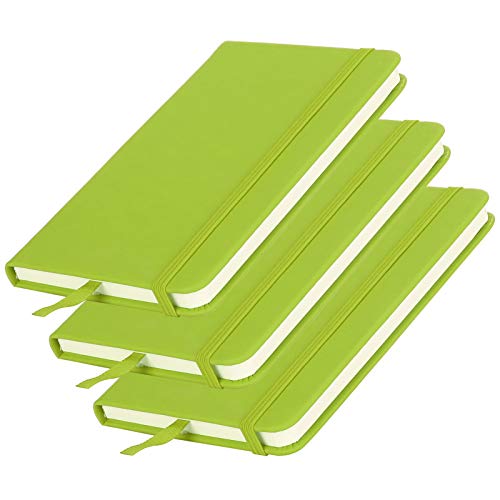 WPKD BLUEIY Busin-Notizblock, A6, Hardcover-Band, Grün, Tagebuch, Schreibwaren für Büro- und Schulbedarf, 14,8 x 10,5 cm, 3 Stück WPKD BLUEIY Busin-Notizblock, A6, Hardcover-Band, Grün, Tagebuch, Schreibwaren für Büro- und Schulbedarf, 14,8 x 10,5 cm, 3 Stück von WPKD BLUEIY