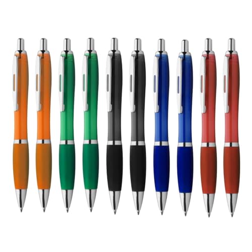 WPRO 100 Kugelschreiber Anton in Bunt | blaue austauschbare Mine | ergonomischer dicker Griff | rutschfeste Griffzone | Hochwertig | Premium WPRO 100 Kugelschreiber Anton in Bunt | blaue austauschbare Mine | ergonomischer dicker Griff | rutschfeste Griffzone | Hochwertig | Premium von WPRO
