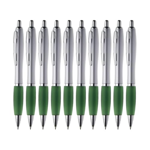 WPRO 10x Hochwertiger Kugelschreiber David in grün| Ergonomisches Design, blauschreibend| Angenehmer Halt für müheloses Schreiben| Ideal für Büro, Schule & Zuhause WPRO 10x Hochwertiger Kugelschreiber David in grün| Ergonomisches Design, blauschreibend| Angenehmer Halt für müheloses Schreiben| Ideal für Büro, Schule & Zuhause von WPRO