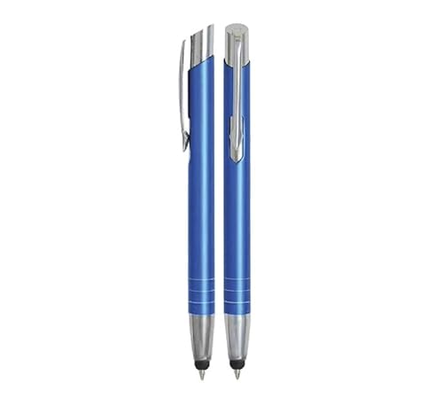 WPRO 2-in-1 Kugelschreiber Touchpen Set 2 Stück blau | Stylus Pen mit feiner Spitze für Smartphone Tablet | Eingabestift & Kugelschreiber WPRO 2-in-1 Kugelschreiber Touchpen Set 2 Stück blau | Stylus Pen mit feiner Spitze für Smartphone Tablet | Eingabestift & Kugelschreiber von WPRO