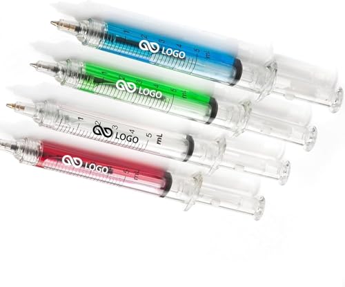 WPRO Kugelschreiber Spritzenkuli Bob 1000 Stück – Werbestifte personalisierbar mit Logo – Werbeartikel für Arztpraxen, Apotheken, Firmen – Giveaways mit Aufdruck WPRO Kugelschreiber Spritzenkuli Bob 1000 Stück – Werbestifte personalisierbar mit Logo – Werbeartikel für Arztpraxen, Apotheken, Firmen – Giveaways mit Aufdruck von WPRO