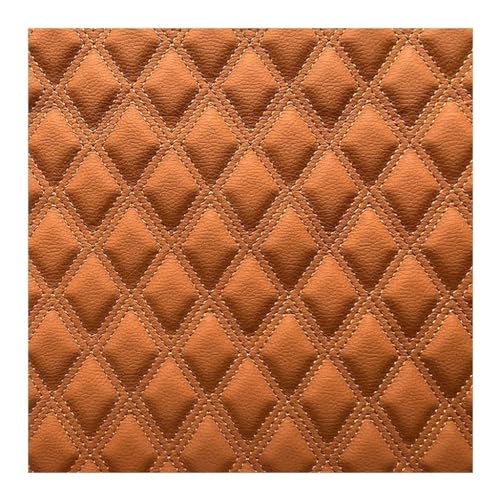 Kunstleder Gesteppt Meterware Polsterstoff Möbelstoff Gesteppt Kaschiert Leder Polsterstoff Polsterstoff Bezugsstoff Lederoptik Als Polster-Stoff/Sitzbezug Für Den Innen(Oranje,1.55X1m) von WQFTFO