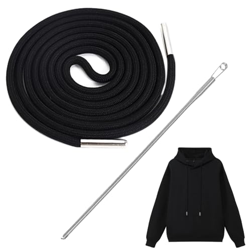 Kordel Für Jogginghose Kordel Für Hoodie, 160cm Hosen Kordel,Hoodie Kordel,Kordelzug Kordelband Mit Durchziehnadel, Kordelzug Für Hoodie,Für Jogginghosen,Hoodies,Jacken,Sweatshirts(160cm, 2+1 Stück) Kordel Für Jogginghose Kordel Für Hoodie, 160cm Hosen Kordel,Hoodie Kordel,Kordelzug Kordelband Mit Durchziehnadel, Kordelzug Für Hoodie,Für Jogginghosen,Hoodies,Jacken,Sweatshirts(160cm, 2+1 Stück) von WQNNQW