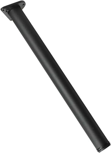 WQZzjm 2 verstellbare Möbelbeine aus Edelstahl, Tischbeine aus Metall für Küchenarbeitsplatten/Einheiten/Bars, runde Stützbeine in Gold, 40 cm (Schwarz 20 cm) von WQZzjm