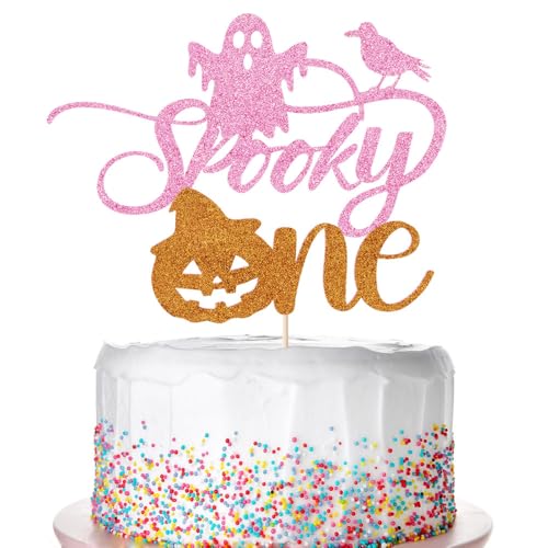 Happy Halloween-Kuchendekoration, Geister-Halloween-Thema, Mond, Kürbis, gruselige Fledermaus, Geburtstagsparty, Kuchendekorationen (491) von WRACKKIAR