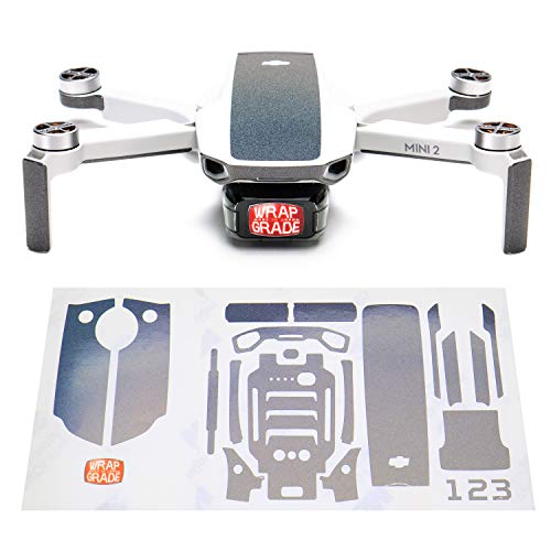 Wrapgrade Skin Sticker Set Kompatibel mit DJI Mini 2 | Akzentfarbe (COLORATION-X) von WRAPGRADE
