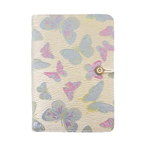 A5-Ordner, besticktes Blumen-Tagebuch, mit Seilbindung, Notizbuch, nachfüllbar, 6-Ringbuch, 180 Seiten, persönlicher Planer, Ordner für den Alltag und Studium, gelber Schmetterling, A5 A5-Ordner, besticktes Blumen-Tagebuch, mit Seilbindung, Notizbuch, nachfüllbar, 6-Ringbuch, 180 Seiten, persönlicher Planer, Ordner für den Alltag und Studium, gelber Schmetterling, A5 von WREWING