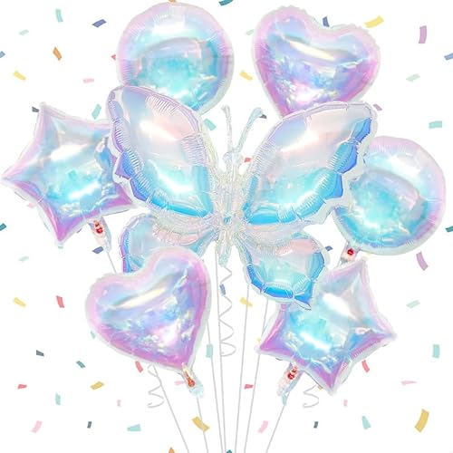 Mehrfarbiges Schmetterlings-, Herz- und Stern-Ballon-Set – Hochzeit, Geburtstag, Party-Dekorationen mit Foto-Hintergrund, Requisiten für festliche Feiern Mehrfarbiges Schmetterlings-, Herz- und Stern-Ballon-Set – Hochzeit, Geburtstag, Party-Dekorationen mit Foto-Hintergrund, Requisiten für festliche Feiern von WREWING