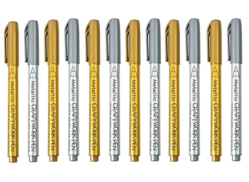 WREWING Nachtleuchtende Textmarker, geruchlose, fluoreszierende Marker für Notizen, lebendige bunte Hervorhebungsstifte für Schule, Büro und Studium (12 Stück) von WREWING