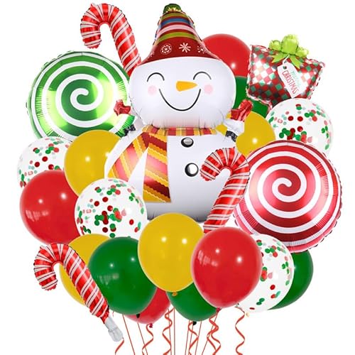 Weihnachten Schneemann Folienballon Set - Urlaub Dekor Supplies für Weihnachtsfeier Dekoration Weihnachten Schneemann Folienballon Set - Urlaub Dekor Supplies für Weihnachtsfeier Dekoration von WREWING