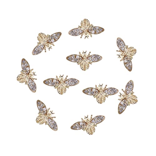 2 Sätze Retro Bienen Nail Charms Aus Legierung Nageldeko Für Diy Maniküre Für Natürliche Und Künstliche Nägel Vielseitig Einsetzbar Für Schmuck Und Bühnenauftritte 10 Stück * 2 von WRITWAA