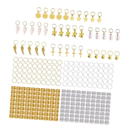 WRITWAA 1 Haarschnalle Perlenset Perlen Für Den Ring Haarzopfringe Haarschmuck Zopfcharms Dreadlock Accessoires Schmuck Zopfschmuck Metall WRITWAA 1 Haarschnalle Perlenset Perlen Für Den Ring Haarzopfringe Haarschmuck Zopfcharms Dreadlock Accessoires Schmuck Zopfschmuck Metall von WRITWAA