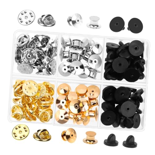 WRITWAA 1 Karton Teiliges Metall lapel pin back mit Flachem Rundem Verschluss Sicherer Gummistopper für Anstecknadeln Broschen Abzeichen und DIY Schmuckherstellung Leicht und Werkzeugfrei WRITWAA 1 Karton Teiliges Metall lapel pin back mit Flachem Rundem Verschluss Sicherer Gummistopper für Anstecknadeln Broschen Abzeichen und DIY Schmuckherstellung Leicht und Werkzeugfrei von WRITWAA