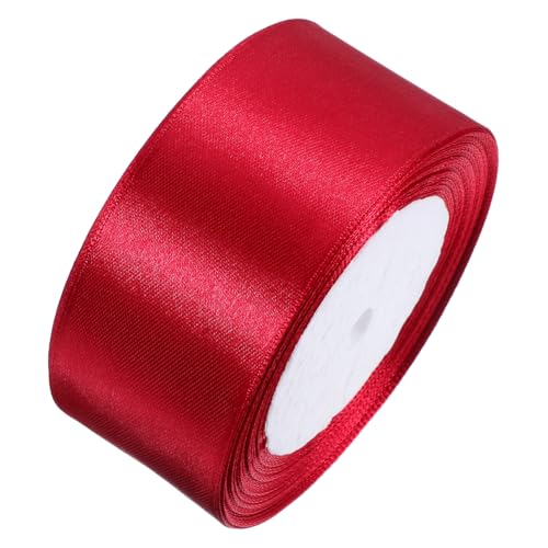 WRITWAA 1 Rolle Breites Geschenkband Weinrot Hochwertiges Dekorationsband für Bastelprojekte Hochzeiten und Geschenkverpackungen Polyester Ribbon für Kreative Diy Ideen WRITWAA 1 Rolle Breites Geschenkband Weinrot Hochwertiges Dekorationsband für Bastelprojekte Hochzeiten und Geschenkverpackungen Polyester Ribbon für Kreative Diy Ideen von WRITWAA