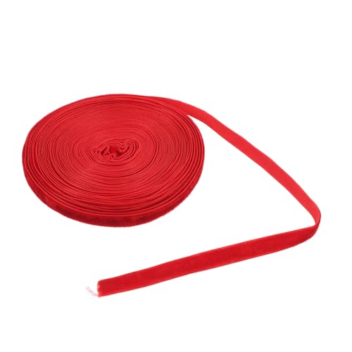 WRITWAA 1 Rolle Geschenkband Aus Flanell Partyband Buntes Band Zum Basteln Dünnes Band Zum Basteln Bandriemen Bänder Für Handwerk Verschiedene Bänder Zum Basteln Polyester Rot WRITWAA 1 Rolle Geschenkband Aus Flanell Partyband Buntes Band Zum Basteln Dünnes Band Zum Basteln Bandriemen Bänder Für Handwerk Verschiedene Bänder Zum Basteln Polyester Rot von WRITWAA