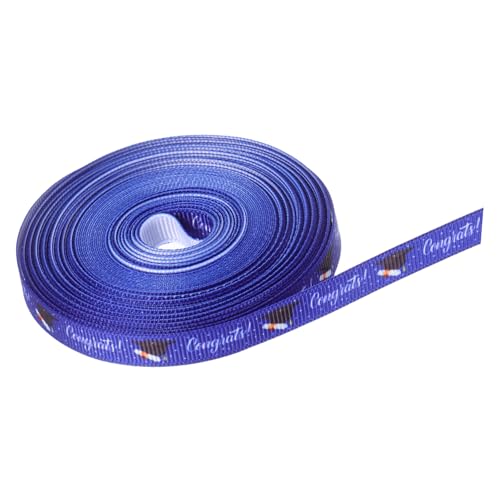 WRITWAA 1 Rolle Geschenkband Zur Abschlusszeit Drahtband Abschlussband Bindeband Glückwunschband Geschenkband Zum Abschluss Abschlusszeitband Breites Band Blaues Polyester WRITWAA 1 Rolle Geschenkband Zur Abschlusszeit Drahtband Abschlussband Bindeband Glückwunschband Geschenkband Zum Abschluss Abschlusszeitband Breites Band Blaues Polyester von WRITWAA