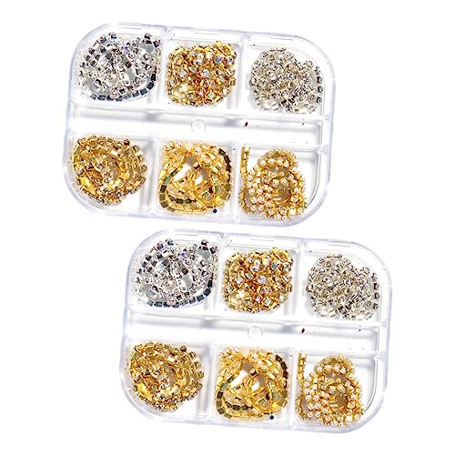 WRITWAA 1 Satz Boxen Glänzende Nail Art Ketten Schmuck Für Diy Maniküren Dekorative Nagelverzierung Für Festivals Hochzeiten Und Persönliche Anwendungen 2boxen WRITWAA 1 Satz Boxen Glänzende Nail Art Ketten Schmuck Für Diy Maniküren Dekorative Nagelverzierung Für Festivals Hochzeiten Und Persönliche Anwendungen 2boxen von WRITWAA