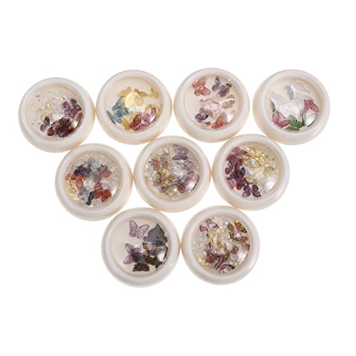 WRITWAA 1 Satz Boxen Schmetterlinge Nail Art Dekorationen Maniküre Schmuck Für Designs Für Erwachsene Schnell Anzuwenden Harz Gefertigt 9boxen WRITWAA 1 Satz Boxen Schmetterlinge Nail Art Dekorationen Maniküre Schmuck Für Designs Für Erwachsene Schnell Anzuwenden Harz Gefertigt 9boxen von WRITWAA