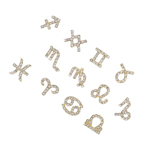 WRITWAA 1 Satz Charms Goldene Dekorationen Für Diy Nagelkunst Für Hochzeiten Partys Und Besondere Anlässe 24 Stück WRITWAA 1 Satz Charms Goldene Dekorationen Für Diy Nagelkunst Für Hochzeiten Partys Und Besondere Anlässe 24 Stück von WRITWAA