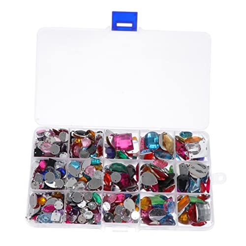 WRITWAA 1 Satz Flachrücken Strasssteine für Kleidung Diy Dekorationsteine mit Aufbewahrungsbox zum Basteln von Schmuck Schuhen und Kostümen WRITWAA 1 Satz Flachrücken Strasssteine für Kleidung Diy Dekorationsteine mit Aufbewahrungsbox zum Basteln von Schmuck Schuhen und Kostümen von WRITWAA