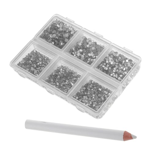 WRITWAA 1 Satz Maniküre-Strass-Set Nagelsteine Strasssteine ​​für Nägel glitzersteine für nägel maniküre zubehör klare, schillernde Edelsteine rosa Strasssteine ​​zum Verzaubern Glas von WRITWAA