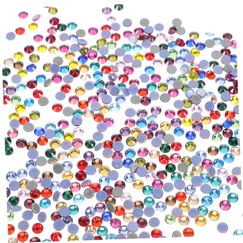 WRITWAA 1 Satz Schmuck Mit Nageldiamanten Hotfix Strasssteine ​​für Nägel Wohnung Selbst Masse Strasssteine Dekorationen Ab Schillernde Edelsteine Handyschmuck Glas Kristall 1440 Stück von WRITWAA