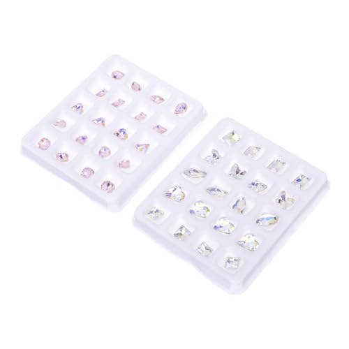 WRITWAA 1 Satz Spezielles Diamant -set Nagel Nail-art-handwerk Polieren Bausätze Nägel Bausatz Flatback-strassdekor Kunststoff-strasssteine-kit Craft Strass Flatback Plastik Bunt 40 Stück WRITWAA 1 Satz Spezielles Diamant -set Nagel Nail-art-handwerk Polieren Bausätze Nägel Bausatz Flatback-strassdekor Kunststoff-strasssteine-kit Craft Strass Flatback Plastik Bunt 40 Stück von WRITWAA