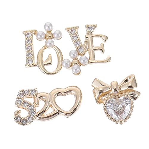 WRITWAA 1 Satz Teiliges Nail Charms Aus Stilvolle Diy Maniküre Dekorationen Für Einzigartige Nageldesigns Vielseitig Einsetzbar Für Nägel Handys Und Bastelprojekte 4 Stück von WRITWAA