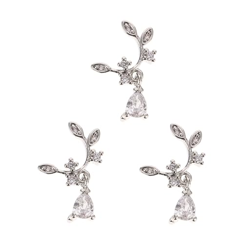 WRITWAA 1 Satz Teiliges Zirkonia Nagelkunst Dekorationszubehör Diy Maniküre Schmuck Für Nageldesigns Langlebig Und Einfach Anzuwenden Für Besondere Anlässe 3 Stück WRITWAA 1 Satz Teiliges Zirkonia Nagelkunst Dekorationszubehör Diy Maniküre Schmuck Für Nageldesigns Langlebig Und Einfach Anzuwenden Für Besondere Anlässe 3 Stück von WRITWAA