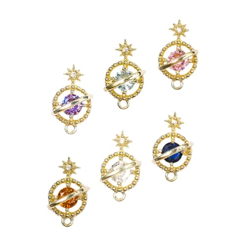 WRITWAA 1 Satz Zirkon Planet Schmuck Strasssteine Nagelkunst-edelsteine Mit Nagelplanetenmotiven Nagel Strass Nail Planet Charms Nageldekoration Zubehör Strass Für Legierung 6 Stück WRITWAA 1 Satz Zirkon Planet Schmuck Strasssteine Nagelkunst-edelsteine Mit Nagelplanetenmotiven Nagel Strass Nail Planet Charms Nageldekoration Zubehör Strass Für Legierung 6 Stück von WRITWAA
