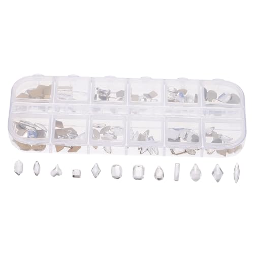 WRITWAA 1 Schachtel DIY Nagel bohrer Nagelanhänger selber machen Strasssteine für Nägel Maniküre Strass Nagel Diamanten Maniküre-Charme Kristall-Strasssteine Metall Weiß WRITWAA 1 Schachtel DIY Nagel bohrer Nagelanhänger selber machen Strasssteine für Nägel Maniküre Strass Nagel Diamanten Maniküre-Charme Kristall-Strasssteine Metall Weiß von WRITWAA