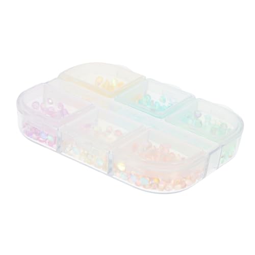 WRITWAA 1 Schachtel Diy Dekorationen Farben Perlen Einfache Stil Maniküre Zubehör Einzigartige und Farbenfrohe Nagelkunst Accessoires für Partys und Besondere Anlässe WRITWAA 1 Schachtel Diy Dekorationen Farben Perlen Einfache Stil Maniküre Zubehör Einzigartige und Farbenfrohe Nagelkunst Accessoires für Partys und Besondere Anlässe von WRITWAA