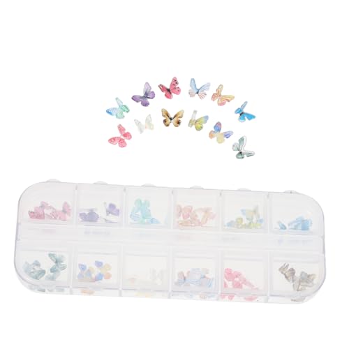 WRITWAA 1 Schachtel Schmetterlings Nageldekoration Fingernail Diy Dekore für Maniküre für Persönliche und Professionelle Anwendungen mit Feiner Verarbeitung und Einzigartigem Design WRITWAA 1 Schachtel Schmetterlings Nageldekoration Fingernail Diy Dekore für Maniküre für Persönliche und Professionelle Anwendungen mit Feiner Verarbeitung und Einzigartigem Design von WRITWAA