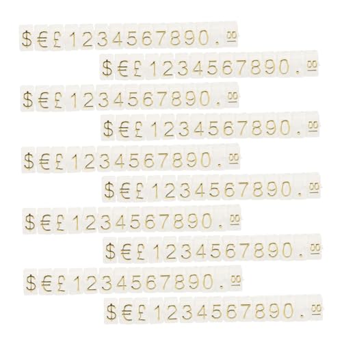 WRITWAA 10 Saiten Teiliges Preisschild würfel Verstellbar für Einzelhandel Ladentheke Transparente Preisanzeige für Schmuck Kleidung Vielseitig Einsetzbar Robust und Leicht von WRITWAA