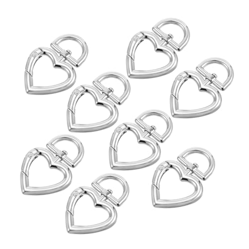 WRITWAA 10 Stück DIY Schlüsselanhänger Anhänger aus Zinklegierung Herzförmige Metallanhänger in Weiß k als Taschen Gepäckdekorationsmaterial für Kreative Bastelprojekte WRITWAA 10 Stück DIY Schlüsselanhänger Anhänger aus Zinklegierung Herzförmige Metallanhänger in Weiß k als Taschen Gepäckdekorationsmaterial für Kreative Bastelprojekte von WRITWAA