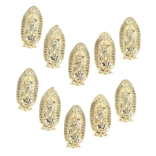 WRITWAA 10 Stück Nail-art-zubehör Bogen-nagel-charms Nail Strass-kit Zaubernägel Nagelkettenanhänger Nagelanhänger Rose Deutscher Silberschmuck Halloween-nagelanhänger Metall Golden von WRITWAA