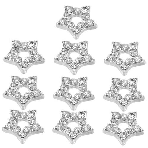 WRITWAA 10 Stück Nail-art-zubehör Nagelzauber Nageldekore Für Damennägel Maniküre Dekoration Maniküre Reiz Nagelanhänger Für Damen Nagelanhänger Für Nägel Zinklegierung Silver WRITWAA 10 Stück Nail-art-zubehör Nagelzauber Nageldekore Für Damennägel Maniküre Dekoration Maniküre Reiz Nagelanhänger Für Damen Nagelanhänger Für Nägel Zinklegierung Silver von WRITWAA