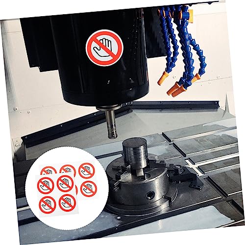 WRITWAA 10 Stück Selbstklebende Warnaufkleber Nicht Berühren Sicherheitszeichen aus Langlebigem Vinyl Hohe Haftkraft Geeignet für Werkstatt Baustelle Maschinen und Gefahrenbereiche von WRITWAA