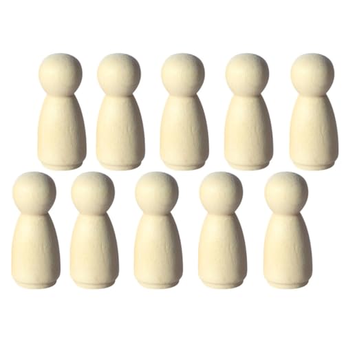 WRITWAA 10 Stück Teiliges DIY Holzpuppen Unfertige Mini Holzfiguren zum Bemalen Basteln Kindergeburtstag Mädchen Jungen Originelles Handwerk Zubehör WRITWAA 10 Stück Teiliges DIY Holzpuppen Unfertige Mini Holzfiguren zum Bemalen Basteln Kindergeburtstag Mädchen Jungen Originelles Handwerk Zubehör von WRITWAA