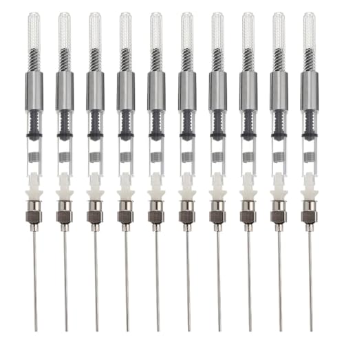 WRITWAA 10 Stück Teiliges Edelstahl und Tintenfüllhilfe für Füllfederhalter Ergonomisch Gestaltet Rostfrei Einfach zu Reinigen Kompatibel mit Europäischen Standard füllern zum Nachfüllen WRITWAA 10 Stück Teiliges Edelstahl und Tintenfüllhilfe für Füllfederhalter Ergonomisch Gestaltet Rostfrei Einfach zu Reinigen Kompatibel mit Europäischen Standard füllern zum Nachfüllen von WRITWAA