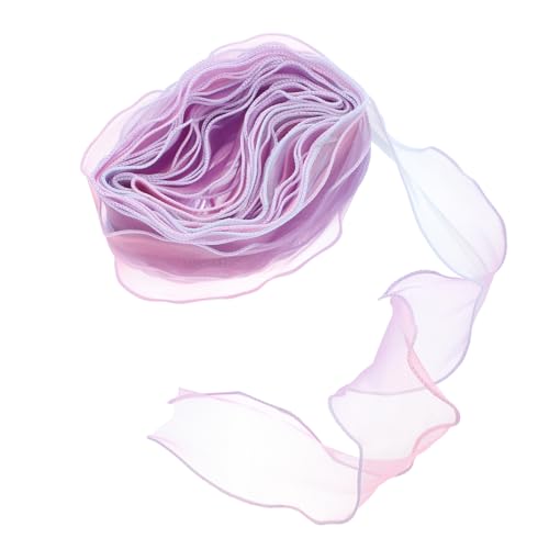WRITWAA 10 Stück Teiliges Farbverlauf Regenbogen Schneeschleierband Hochwertiges Geschenkband für Verpacken DIY Haarschmuck Blumensträuße und Backdekorationen Strapazierfähig und von WRITWAA