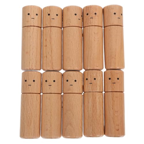 WRITWAA 10 Stück Teiliges Holz-peg-dolls für Diy-bemalung und Basteln Naturbelassene aus Buchenholz Handliche Kindgerechte Holzpuppen für Dekoration und Kreativprojekte WRITWAA 10 Stück Teiliges Holz-peg-dolls für Diy-bemalung und Basteln Naturbelassene aus Buchenholz Handliche Kindgerechte Holzpuppen für Dekoration und Kreativprojekte von WRITWAA