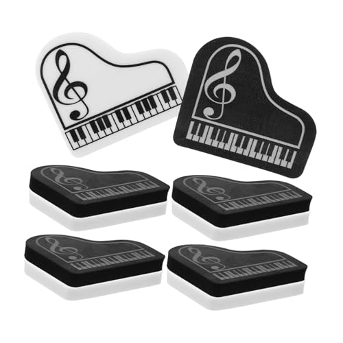 WRITWAA 10 Stück Teiliges Kleine Klavier radiergummis aus Sicherem Material Multifunktional für Schüler Tragbar als Geschenk oder Belohnung für Schule und Büro von WRITWAA