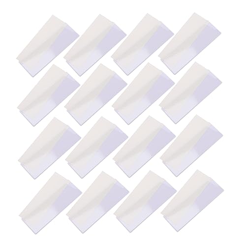 WRITWAA 10 Stück Teiliges Magnetische Pvc etikettenhalter Transparent Selbstklebend Wiederverwendbar für Büro Schule Lager und Supermarkt zur Übersichtlichen Beschriftung von WRITWAA